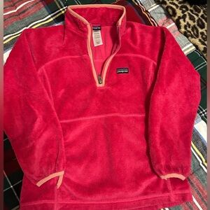 Patagonia Vibrant Pink Fleece pull over